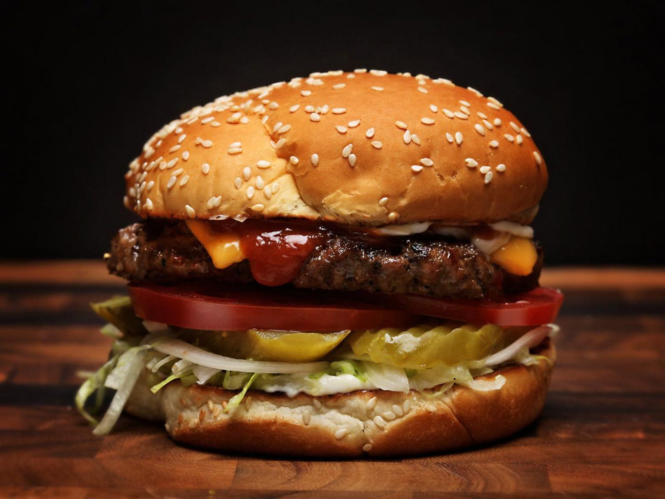 Homemade Burger King Whopper-Style Cheeseburgers Recipe