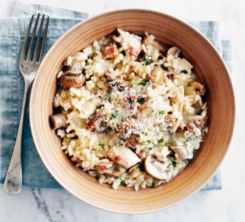 Chicken & mushroom risotto